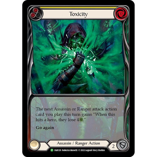 Image for Toxicity (Yellow) - FAB129 (FAB129) (PR) - Flesh and Blood TCG