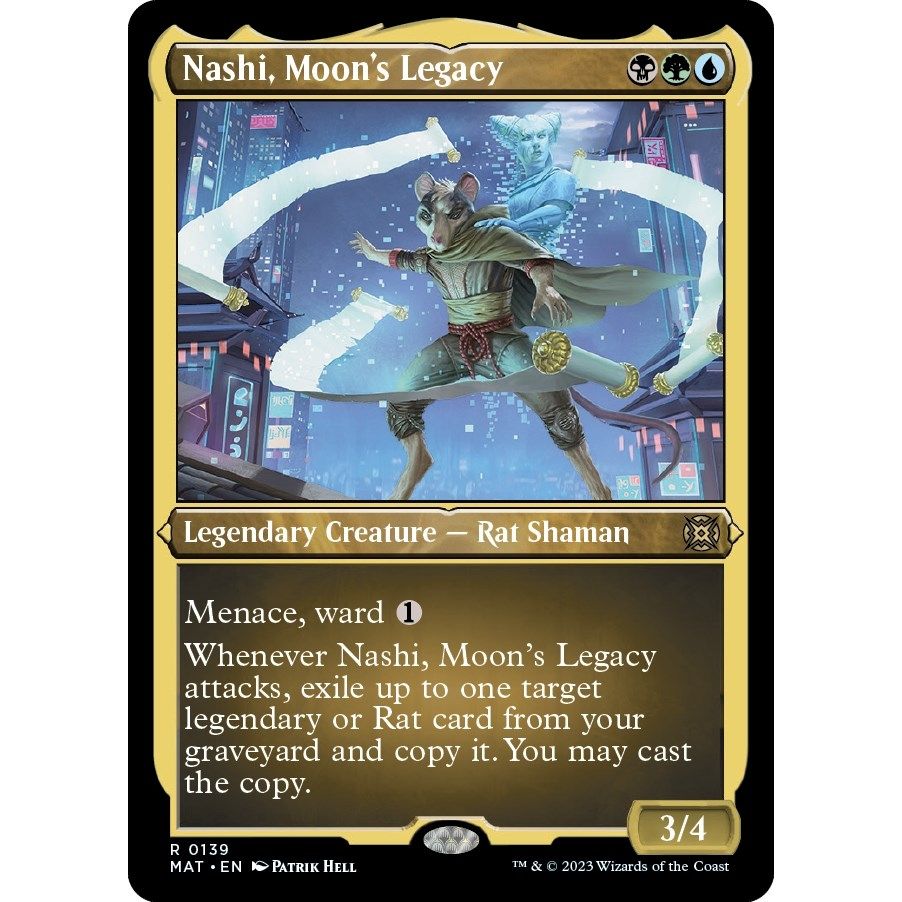 Image for Nashi, Moon's Legacy (Foil Etched) (139) (MAT) - Magic: The Gathering