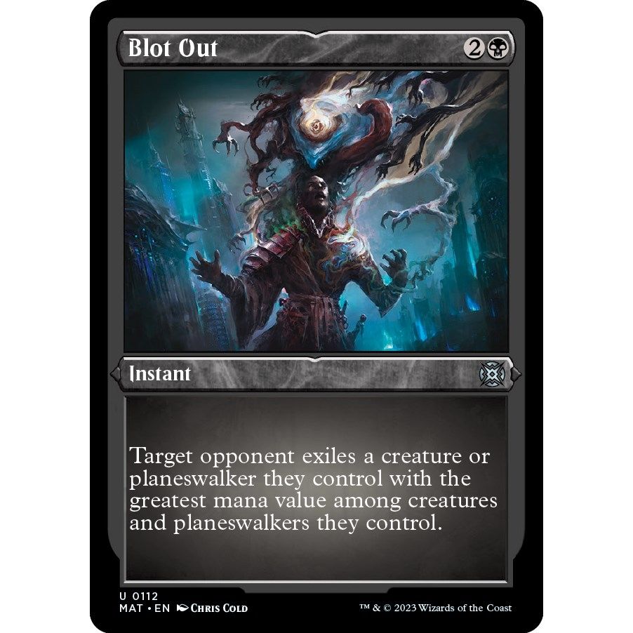 Image for Blot Out (Foil Etched) (112) (MAT) - Magic: The Gathering