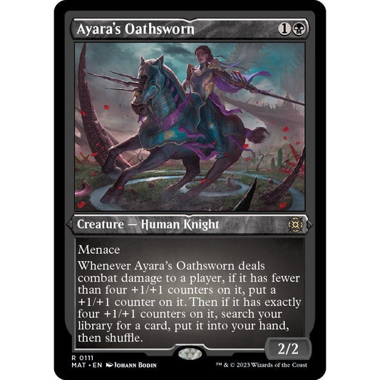 Image for Ayara's Oathsworn (Foil Etched) (111) (MAT) - Magic: The Gathering