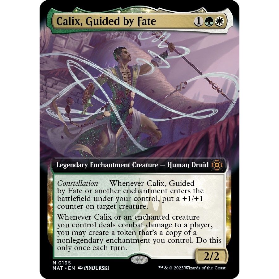 Image for Calix, Guided by Fate (Extended Art) (165) (MAT) - Magic: The Gathering