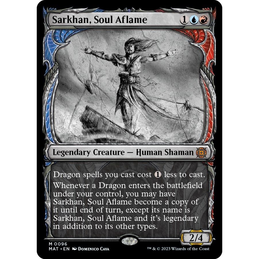 Image for Sarkhan, Soul Aflame (Showcase) (96) (MAT) - Magic: The Gathering