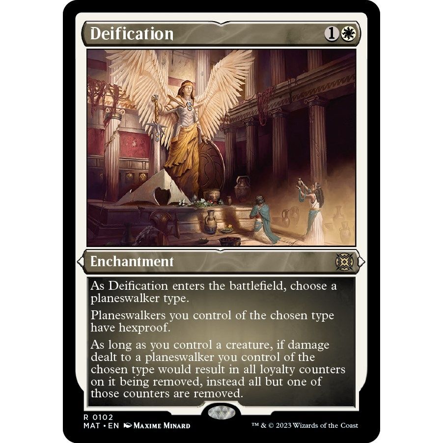 Image for Deification (Foil Etched) (102) (MAT) - Magic: The Gathering