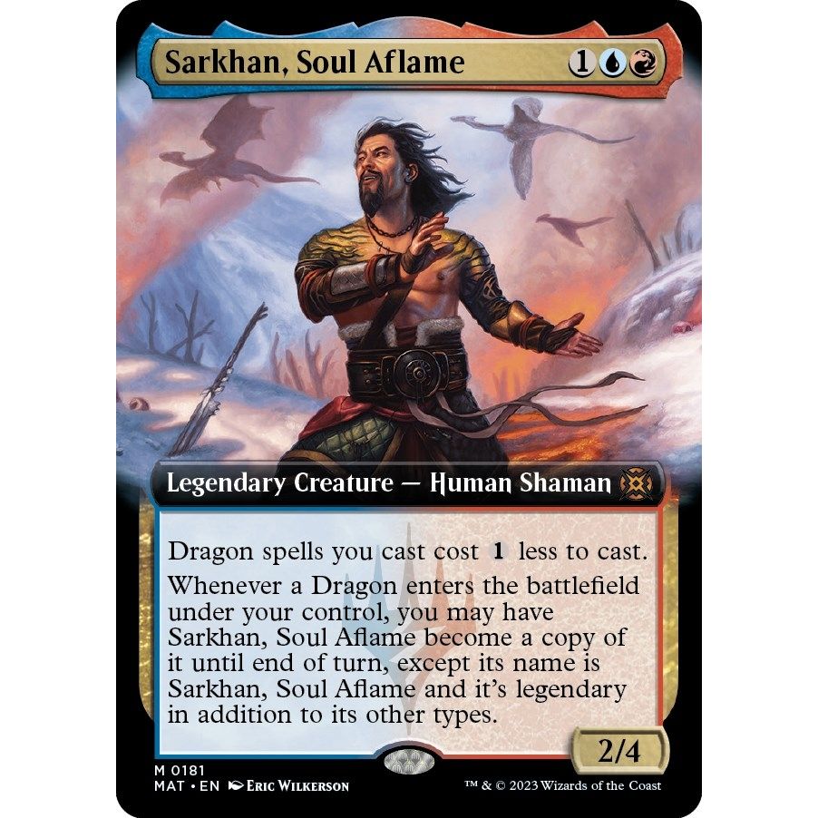 Image for Sarkhan, Soul Aflame (Extended Art) (181) (MAT) - Magic: The Gathering