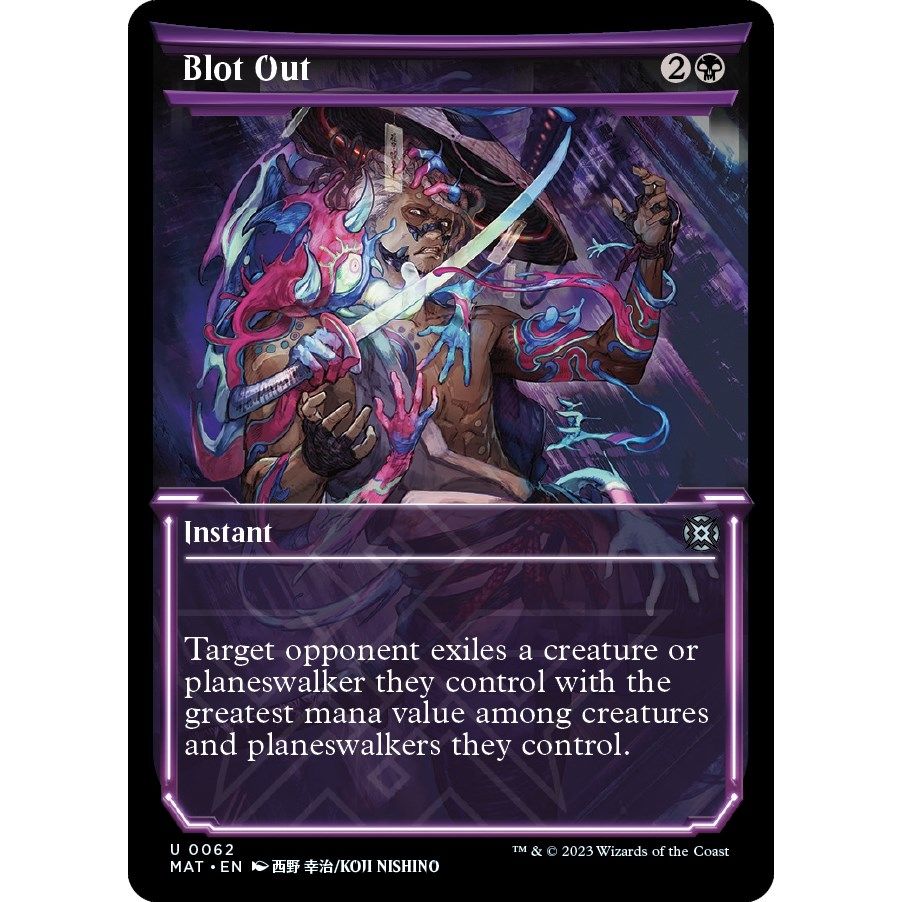 Image for Blot Out (Showcase) (62) (MAT) - Magic: The Gathering