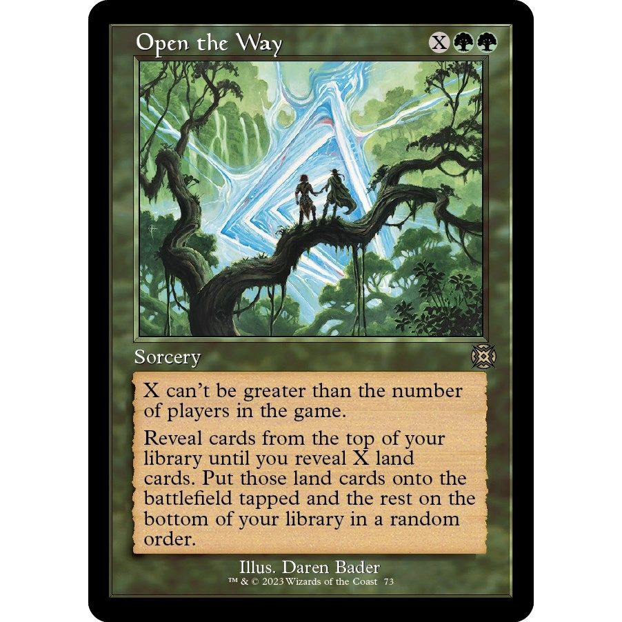 Image for Open the Way (Retro Frame) (73) (MAT) - Magic: The Gathering