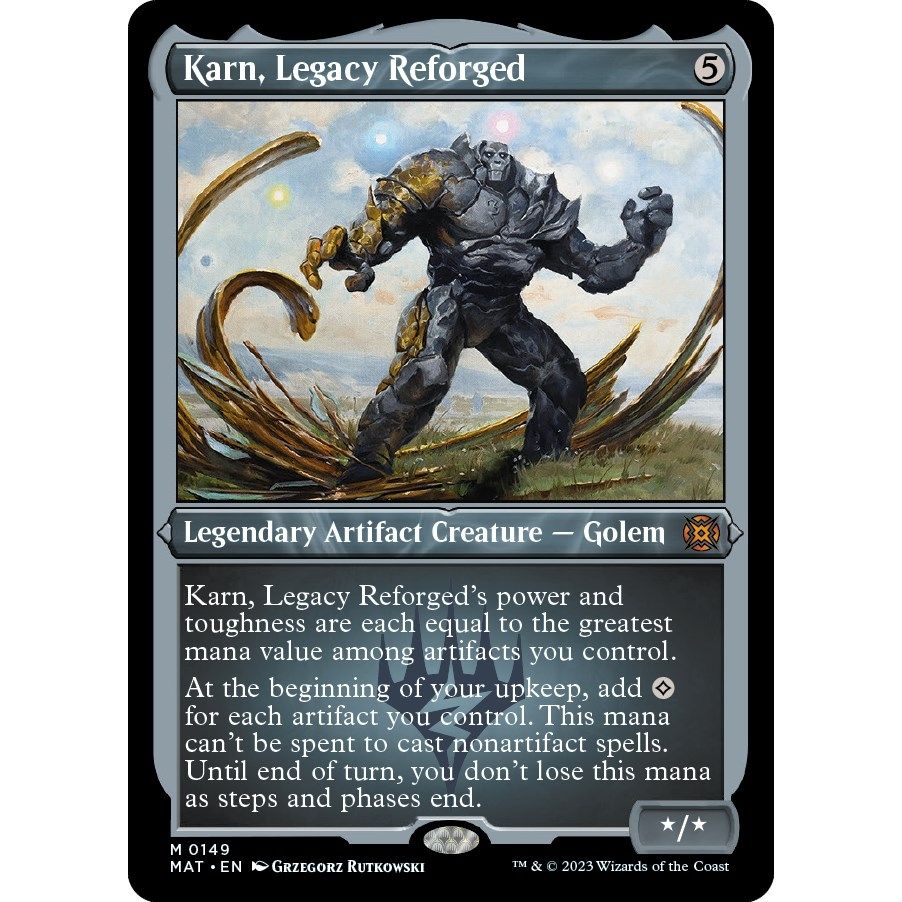 Image for Karn, Legacy Reforged (Foil Etched) (149) (MAT) - Magic: The Gathering