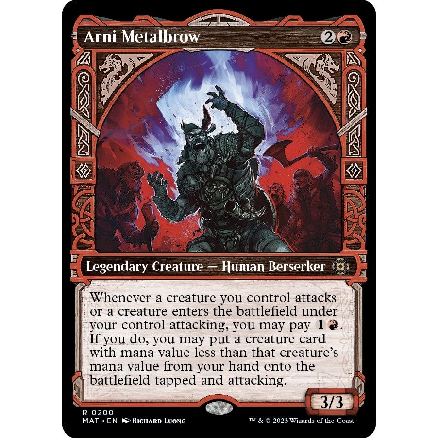 Image for Arni Metalbrow (Halo Foil) (200) (MAT) - Magic: The Gathering