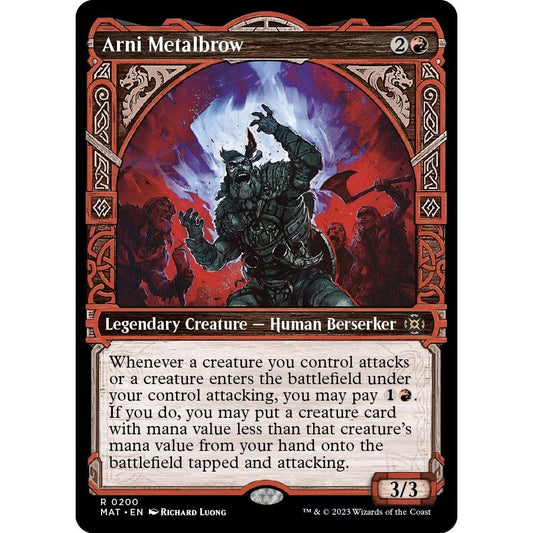 Image for Arni Metalbrow (Halo Foil) (200) (MAT) - Magic: The Gathering