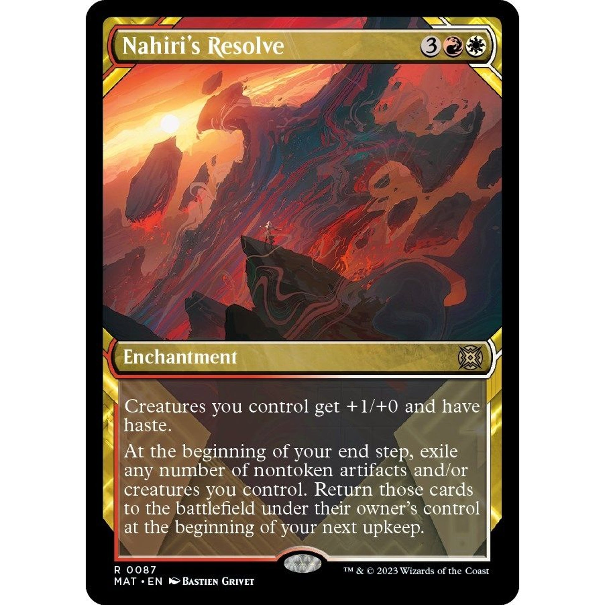 Image for Nahiri's Resolve (Showcase) (87) (MAT) - Magic: The Gathering
