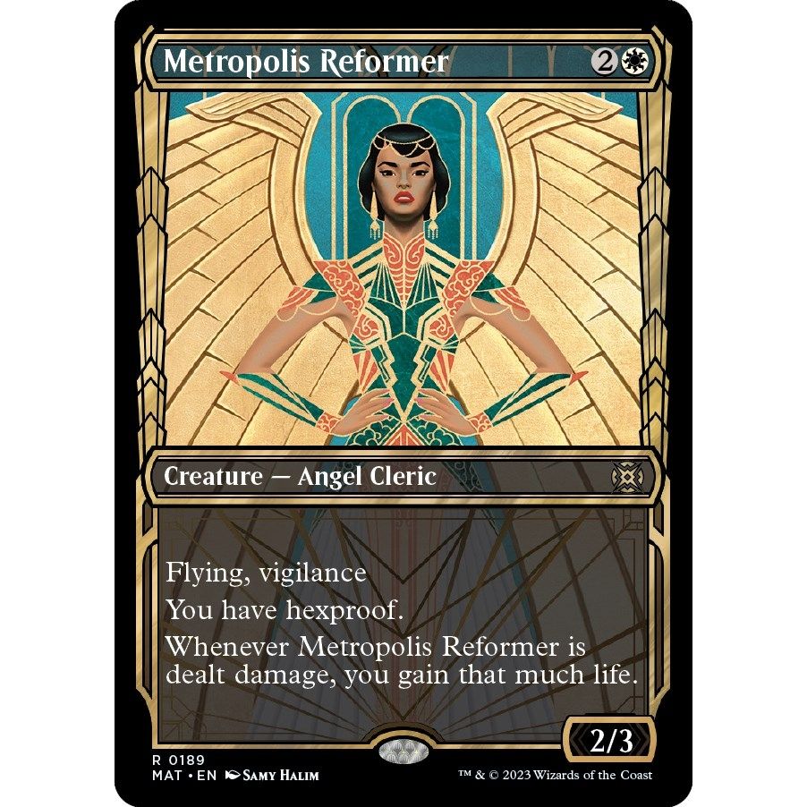 Image for Metropolis Reformer (Halo Foil) (189) (MAT) - Magic: The Gathering