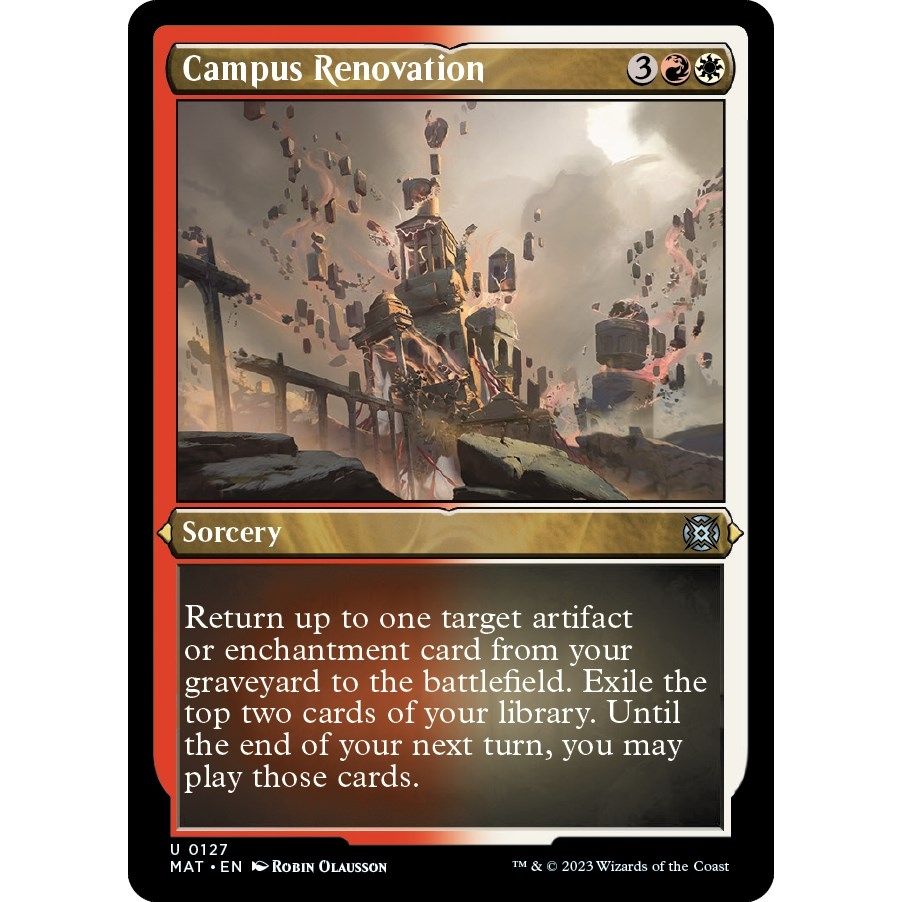 Image for Campus Renovation (Foil Etched) (127) (MAT) - Magic: The Gathering