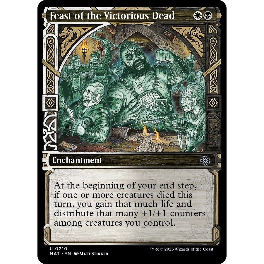 Image for Feast of the Victorious Dead (Halo Foil) (210) (MAT) - Magic: The Gathering