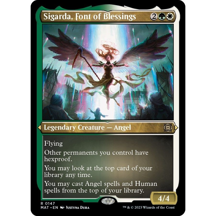 Image for Sigarda, Font of Blessings (Foil Etched) (147) (MAT) - Magic: The Gathering