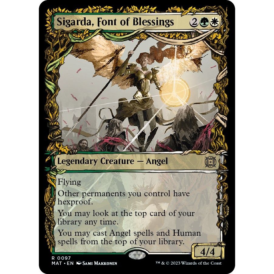 Image for Sigarda, Font of Blessings (Showcase) (97) (MAT) - Magic: The Gathering