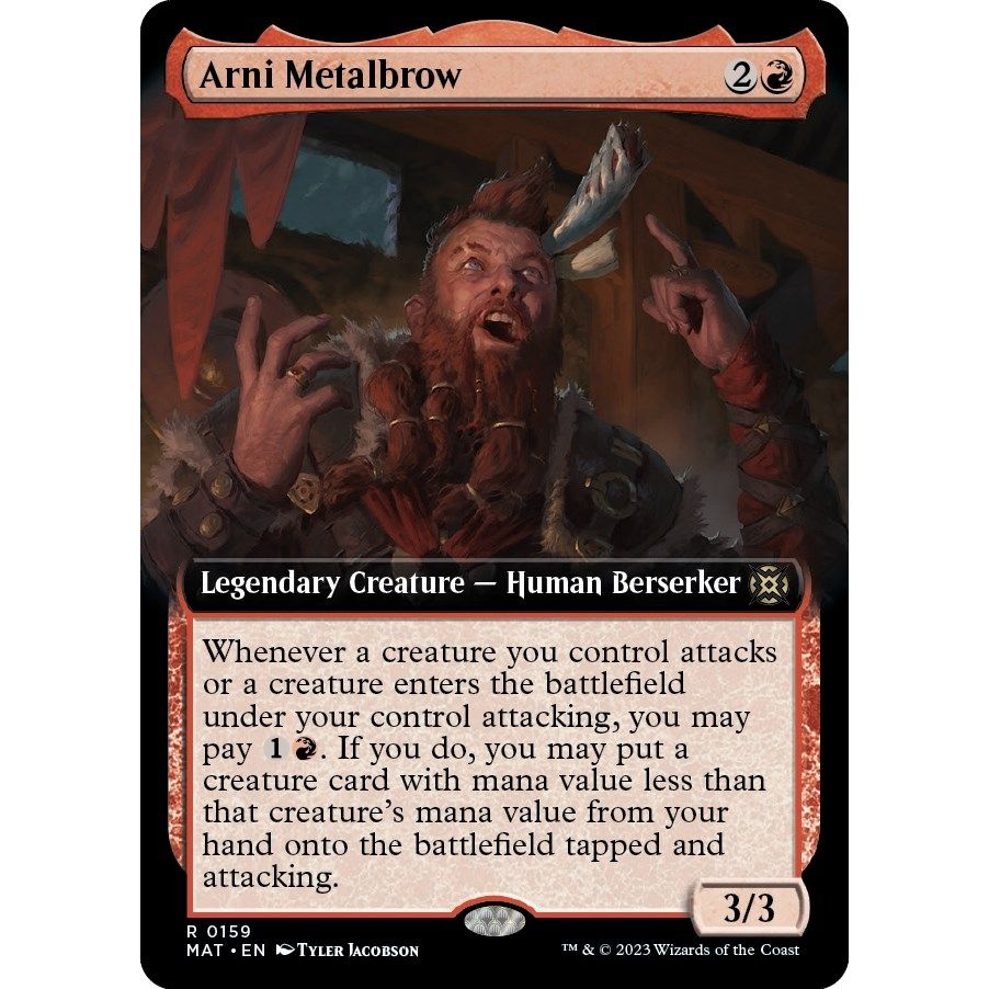 Image for Arni Metalbrow (Extended Art) (159) (MAT) - Magic: The Gathering