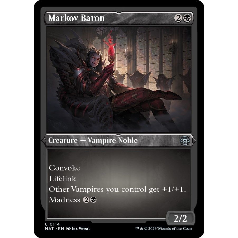Image for Markov Baron (Foil Etched) (114) (MAT) - Magic: The Gathering