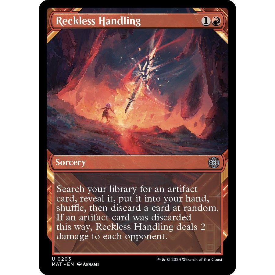 Image for Reckless Handling (Halo Foil) (203) (MAT) - Magic: The Gathering