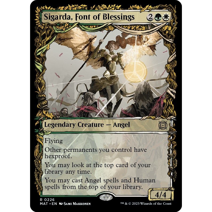 Image for Sigarda, Font of Blessings (Halo Foil) (226) (MAT) - Magic: The Gathering