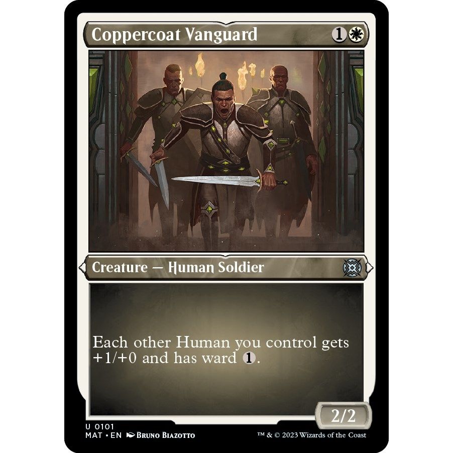 Image for Coppercoat Vanguard (Foil Etched) (101) (MAT) - Magic: The Gathering