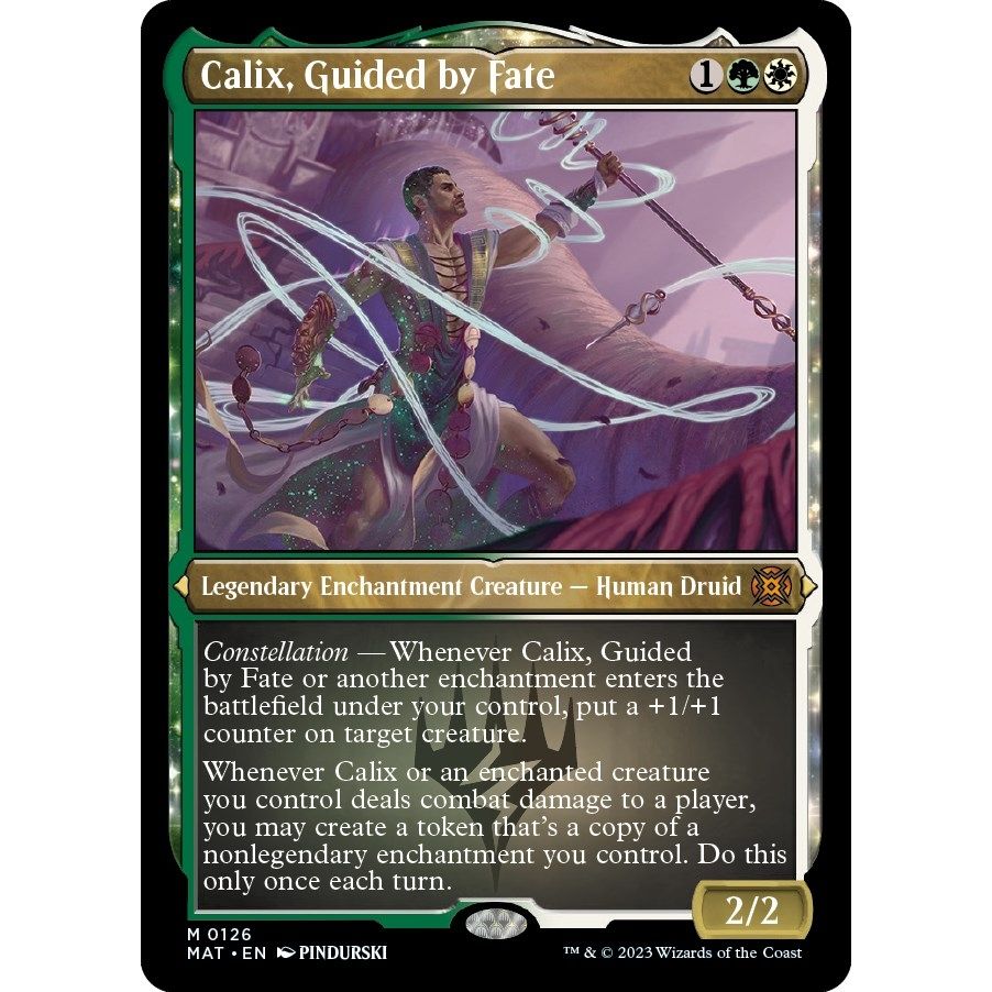 Image for Calix, Guided by Fate (Foil Etched) (126) (MAT) - Magic: The Gathering