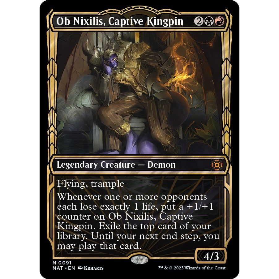 Image for Ob Nixilis, Captive Kingpin (Showcase) (91) (MAT) - Magic: The Gathering