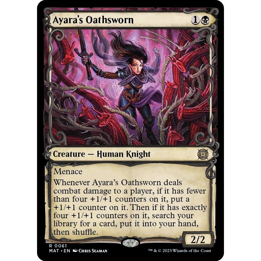 Image for Ayara's Oathsworn (Showcase) (61) (MAT) - Magic: The Gathering