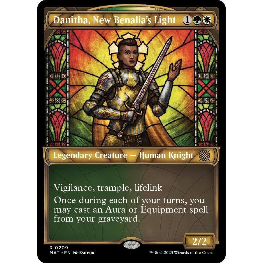 Image for Danitha, New Benalia's Light (Halo Foil) (209) (MAT) - Magic: The Gathering
