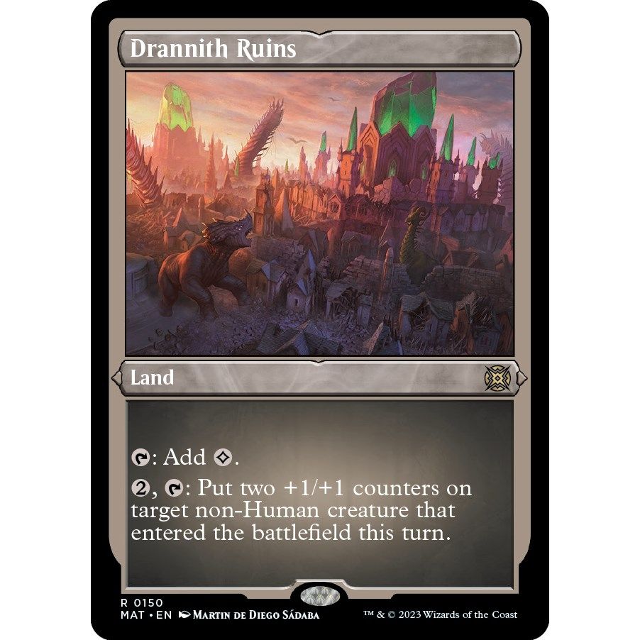 Image for Drannith Ruins (Foil Etched) (150) (MAT) - Magic: The Gathering