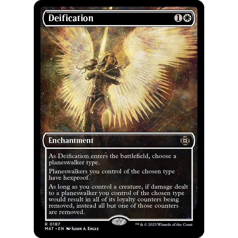 Image for Deification (Halo Foil) (187) (MAT) - Magic: The Gathering