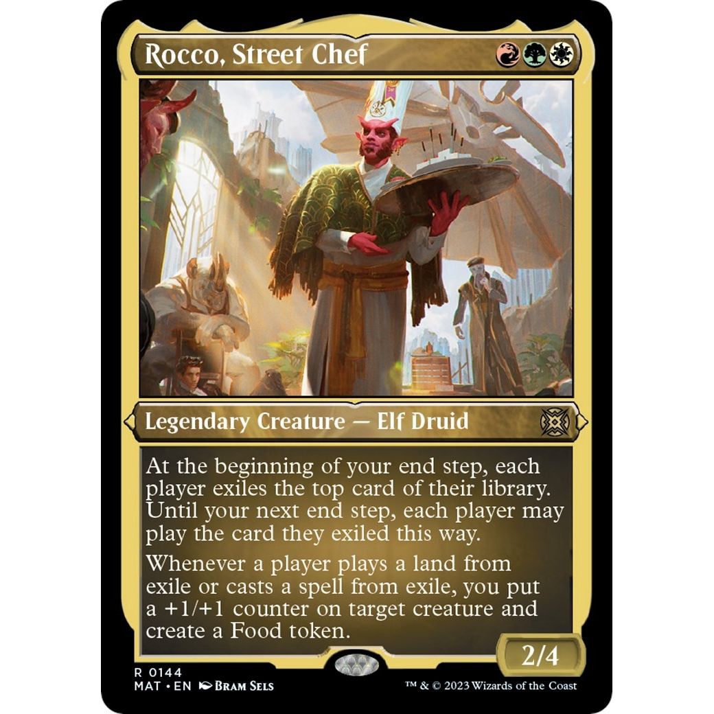 Image for Rocco, Street Chef (Foil Etched) (144) (MAT) - Magic: The Gathering