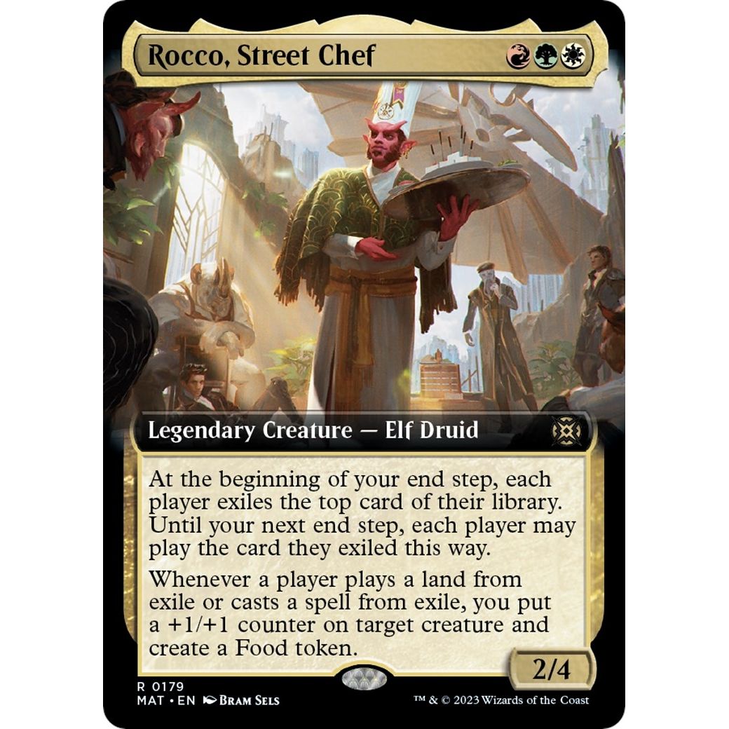 Image for Rocco, Street Chef (Extended Art) (179) (MAT) - Magic: The Gathering
