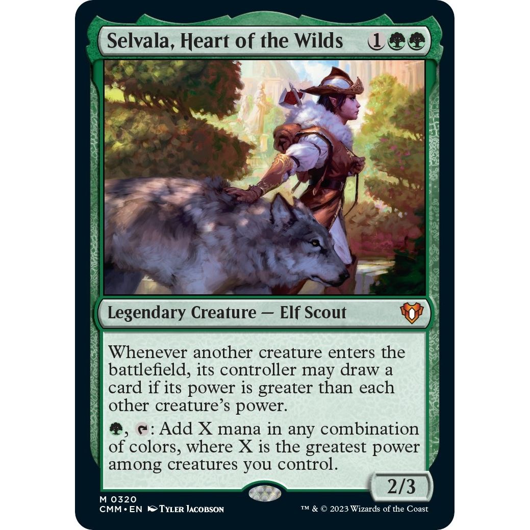 Image for Selvala, Heart of the Wilds (320) (CMM) - Magic: The Gathering
