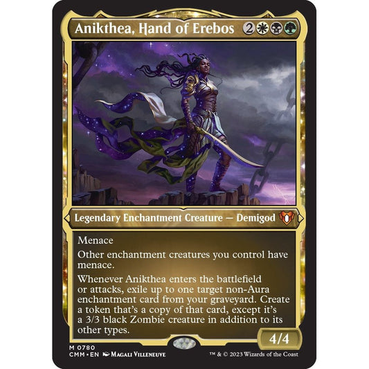 Image for Anikthea, Hand of Erebos (Display Commander) (Foil Etched) - Thick Stock (780) (CMM) - Magic: The Gathering