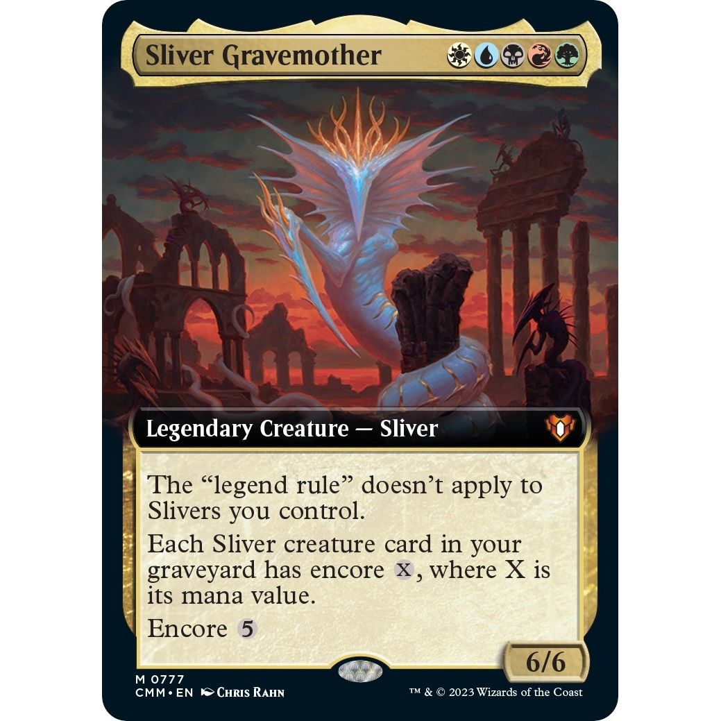 Image for Sliver Gravemother (Extended Art) (777) (CMM) - Magic: The Gathering