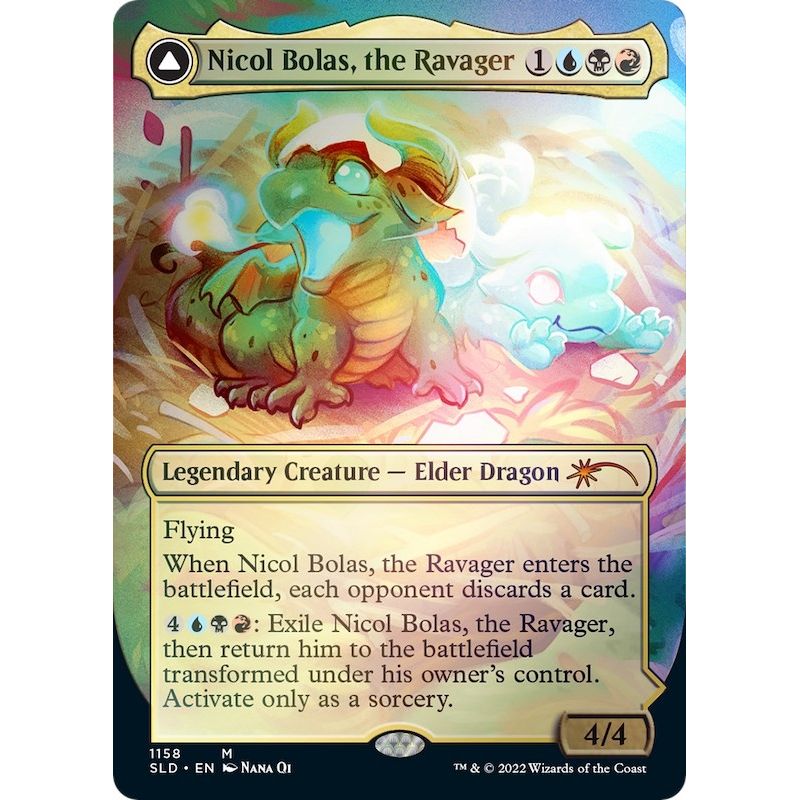 Image for Nicol Bolas, the Ravager (1158) (SLD) - Magic: The Gathering
