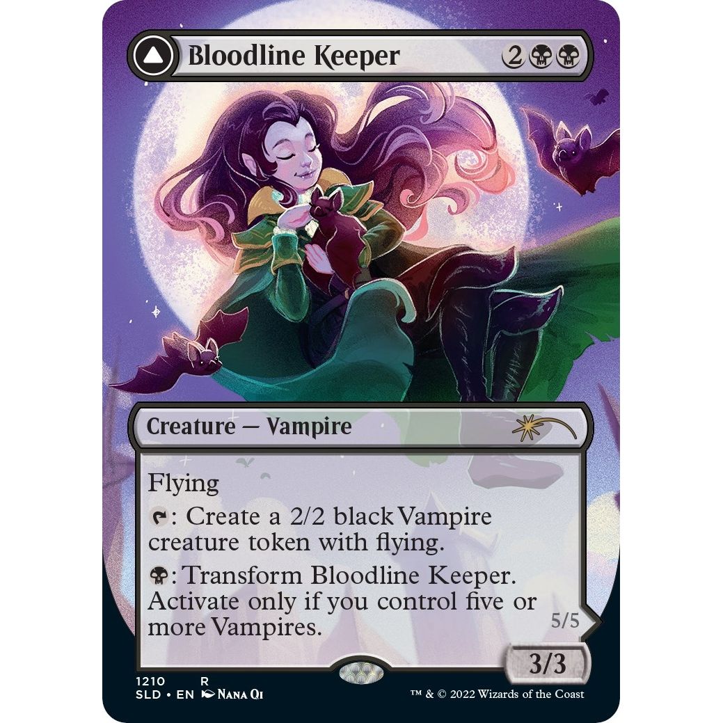 Image for Bloodline Keeper (Display Commander) - Thick Stock (1210) (SLD) - Magic: The Gathering