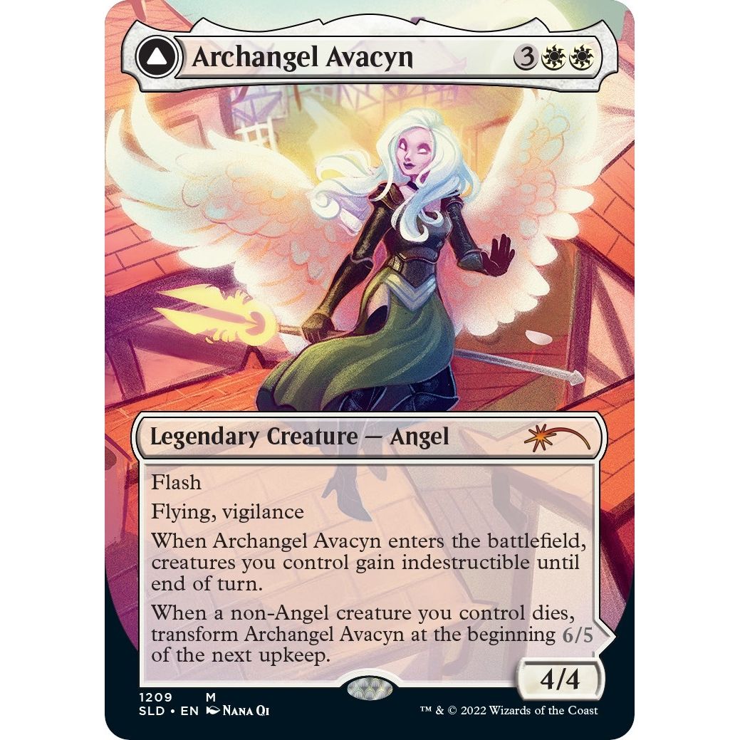 Image for Archangel Avacyn (Display Commander) - Thick Stock (1209) (SLD) - Magic: The Gathering