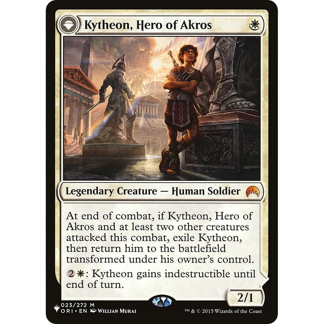 Image for Kytheon, Hero of Akros (23) (LIST) - Magic: The Gathering