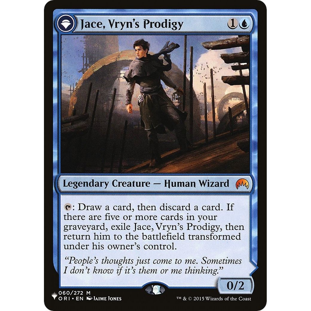 Image for Jace, Vryn's Prodigy (60) (LIST) - Magic: The Gathering
