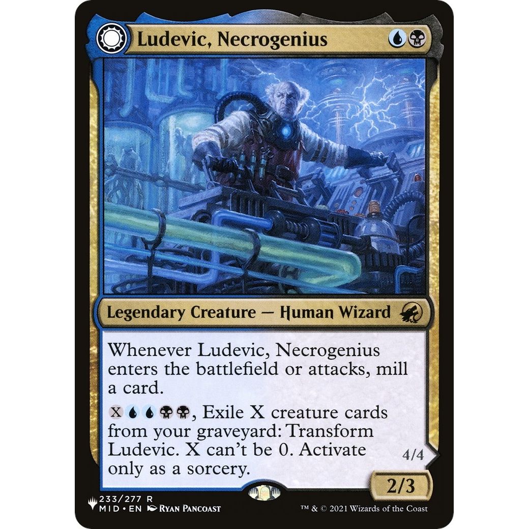Image for Ludevic, Necrogenius (233) (LIST) - Magic: The Gathering