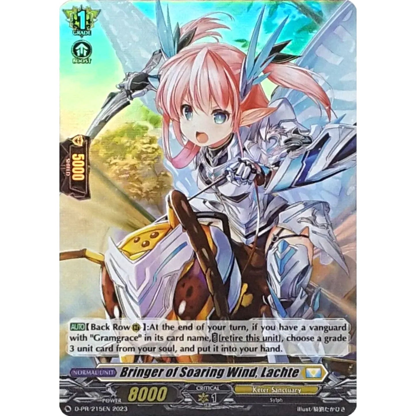 Image for Bringer of Soaring Wind, Lachte (Foil) (D-PR/215EN) (D-PR) - Cardfight Vanguard