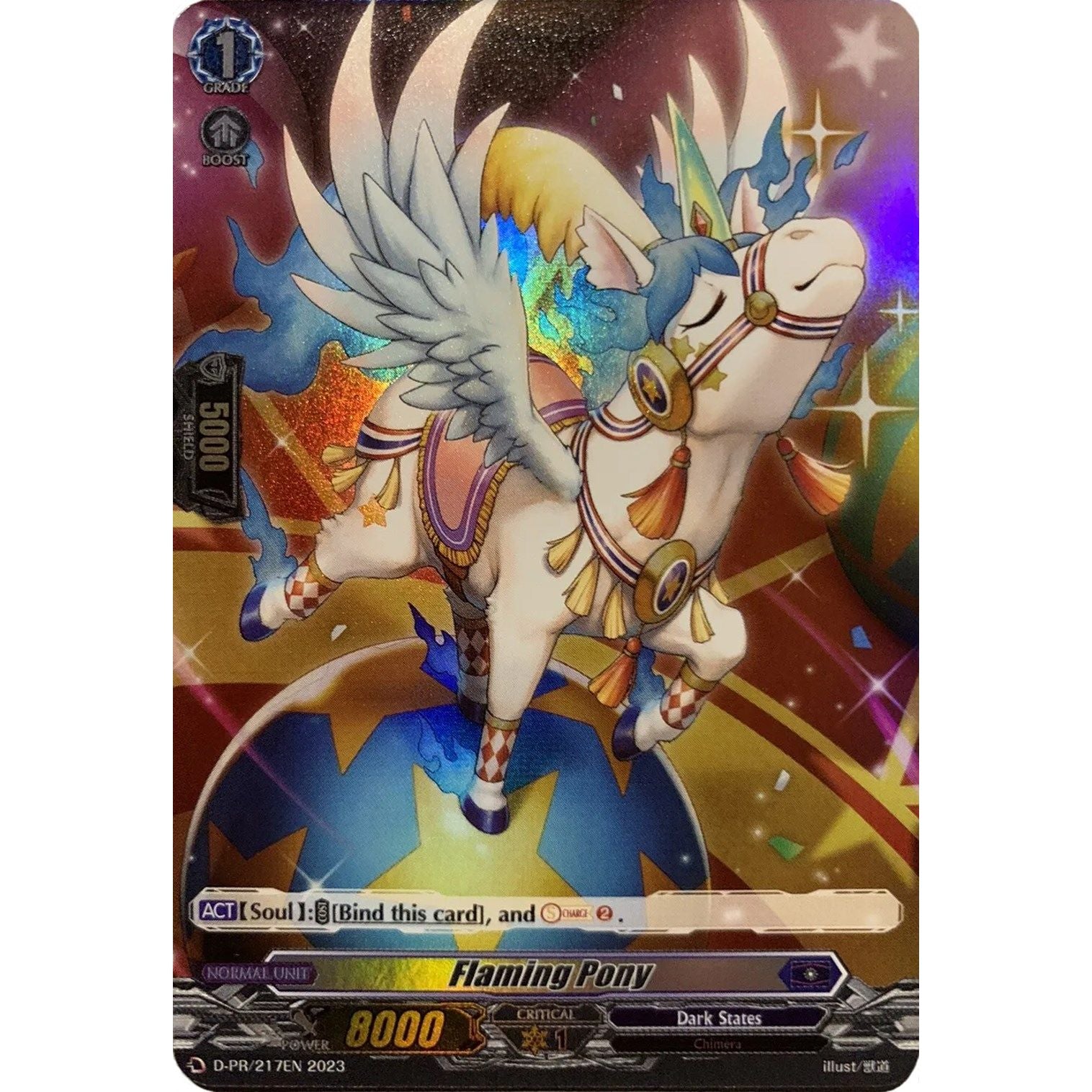 Image for Flaming Pony (Foil) (D-PR/217EN) (D-PR) - Cardfight Vanguard