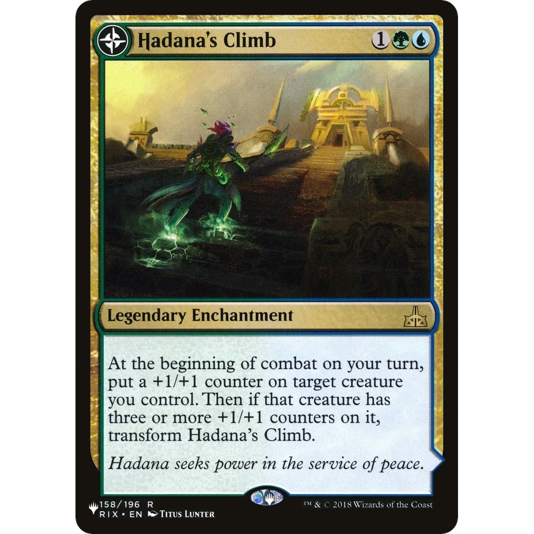 Image for Hadana's Climb (158) (LIST) - Magic: The Gathering