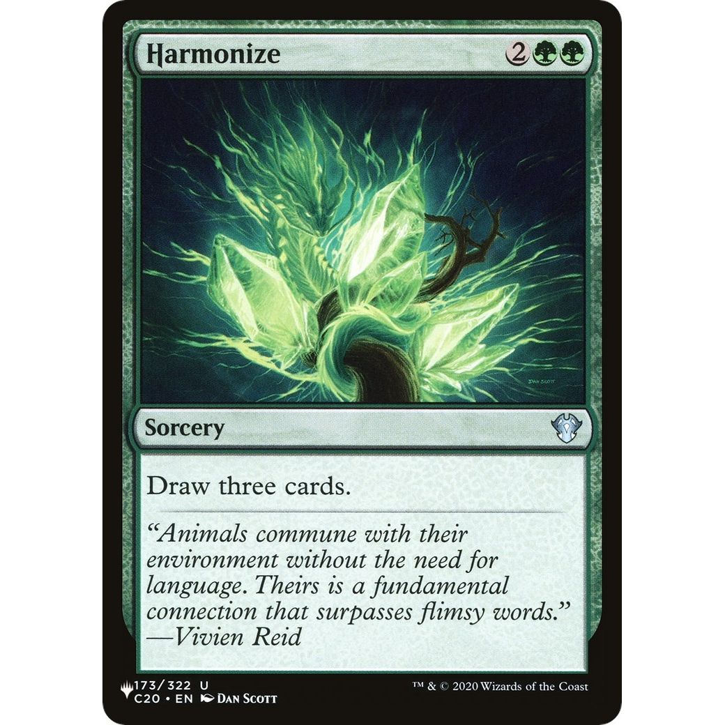 Image for Harmonize (C20) (173) (LIST) - Magic: The Gathering