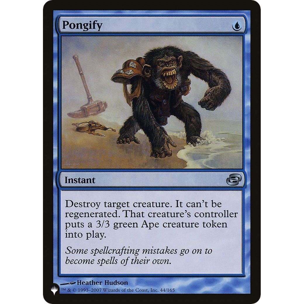 Image for Pongify (PLC) (44) (LIST) - Magic: The Gathering