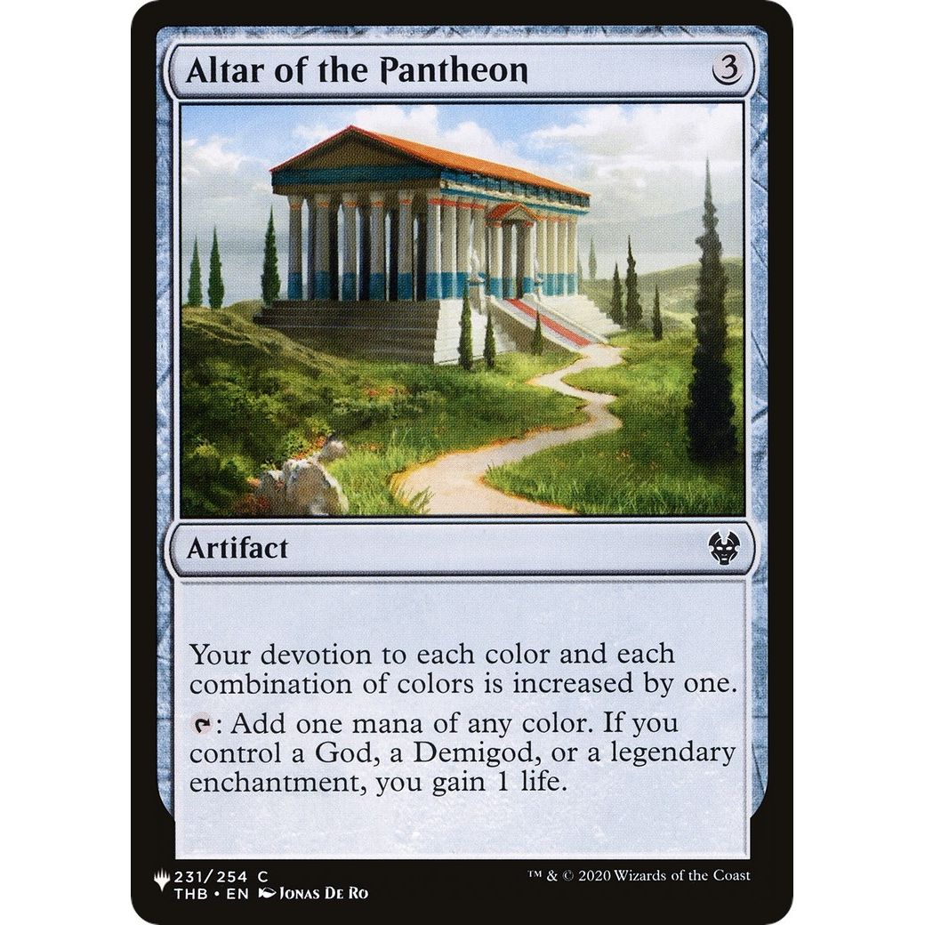 Image for Altar of the Pantheon (231) (LIST) - Magic: The Gathering