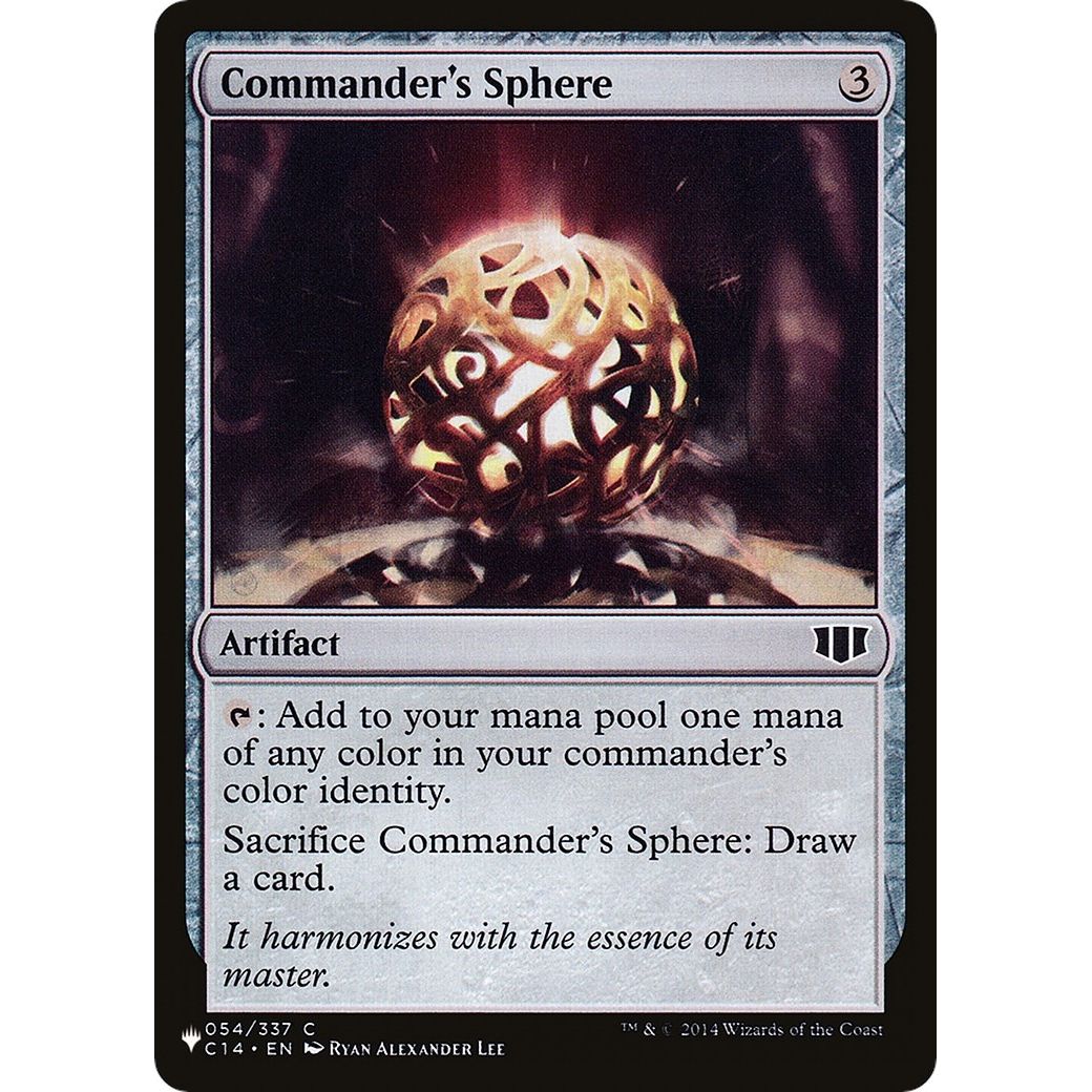 Image for Commander's Sphere (54) (LIST) - Magic: The Gathering