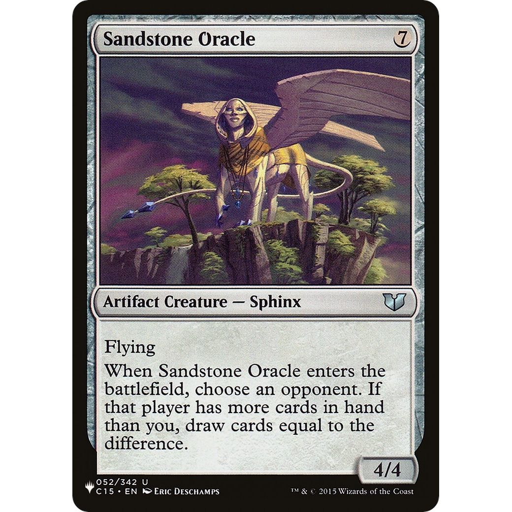 Image for Sandstone Oracle (C15) (52) (LIST) - Magic: The Gathering
