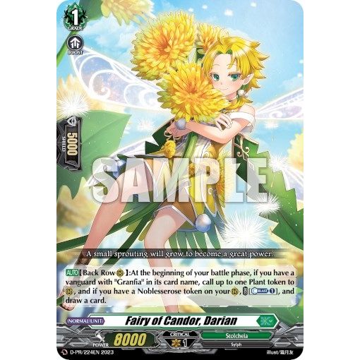 Image for Fairy of Candor, Darian (D-PR/224EN) (D-PR) - Cardfight Vanguard
